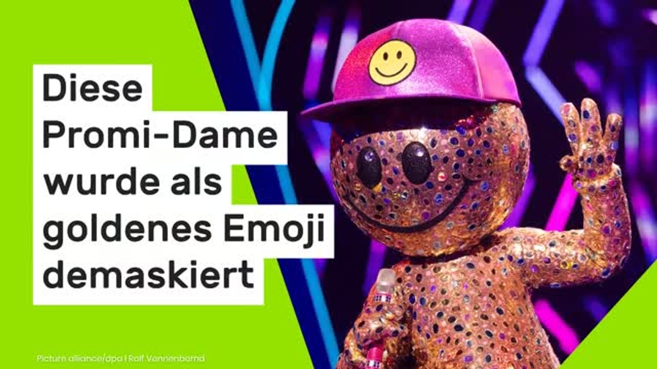 Smiley bei 'The Masked Singer' 2025: Diese Promi-Dame wurde als goldenes Emoji demaskiert