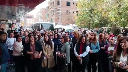 Diyarbakır’da kadınlardan şiddete karşı broşürlü çağrı