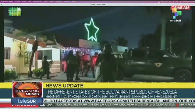 B/N: Venezuela Launches Nationwide Military Drills Amid Rising Tensions with U.S.