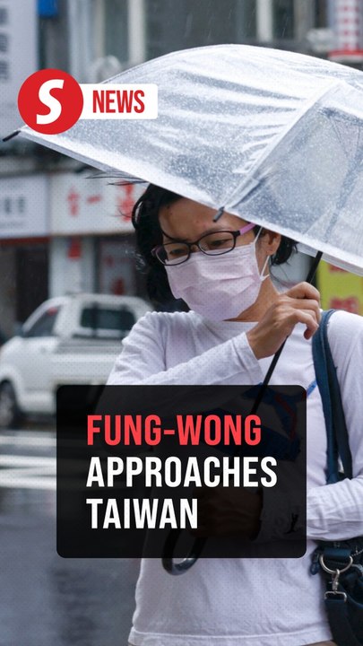 Typhoon Fung-wong dumps rain, flooding Taiwan's east