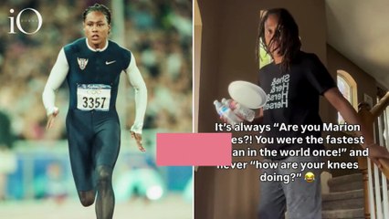 Marion Jones, l'ex campionessa di atletica oggi fatica a scendere le scale di casa