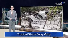 Eastern Taiwan Town Floods as Tropical Storm Fung Wong Approaches