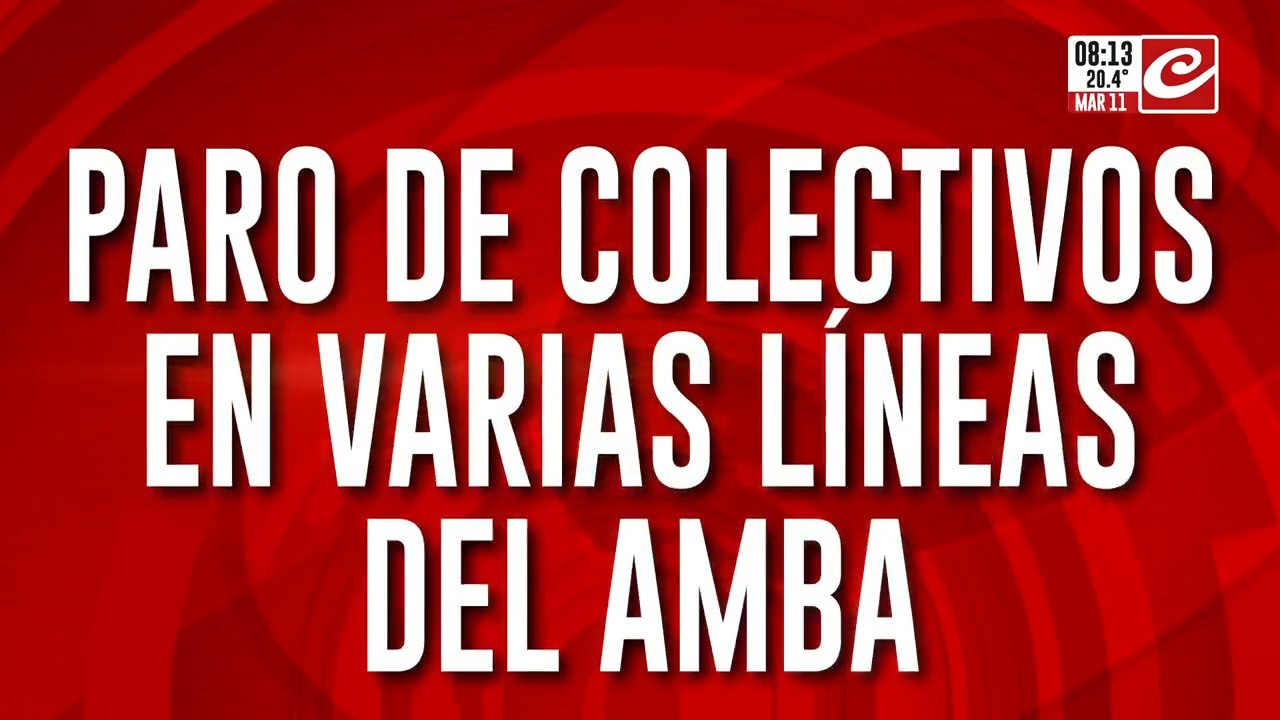Paro de colectivos por falta de pago: habla uno delos delegados