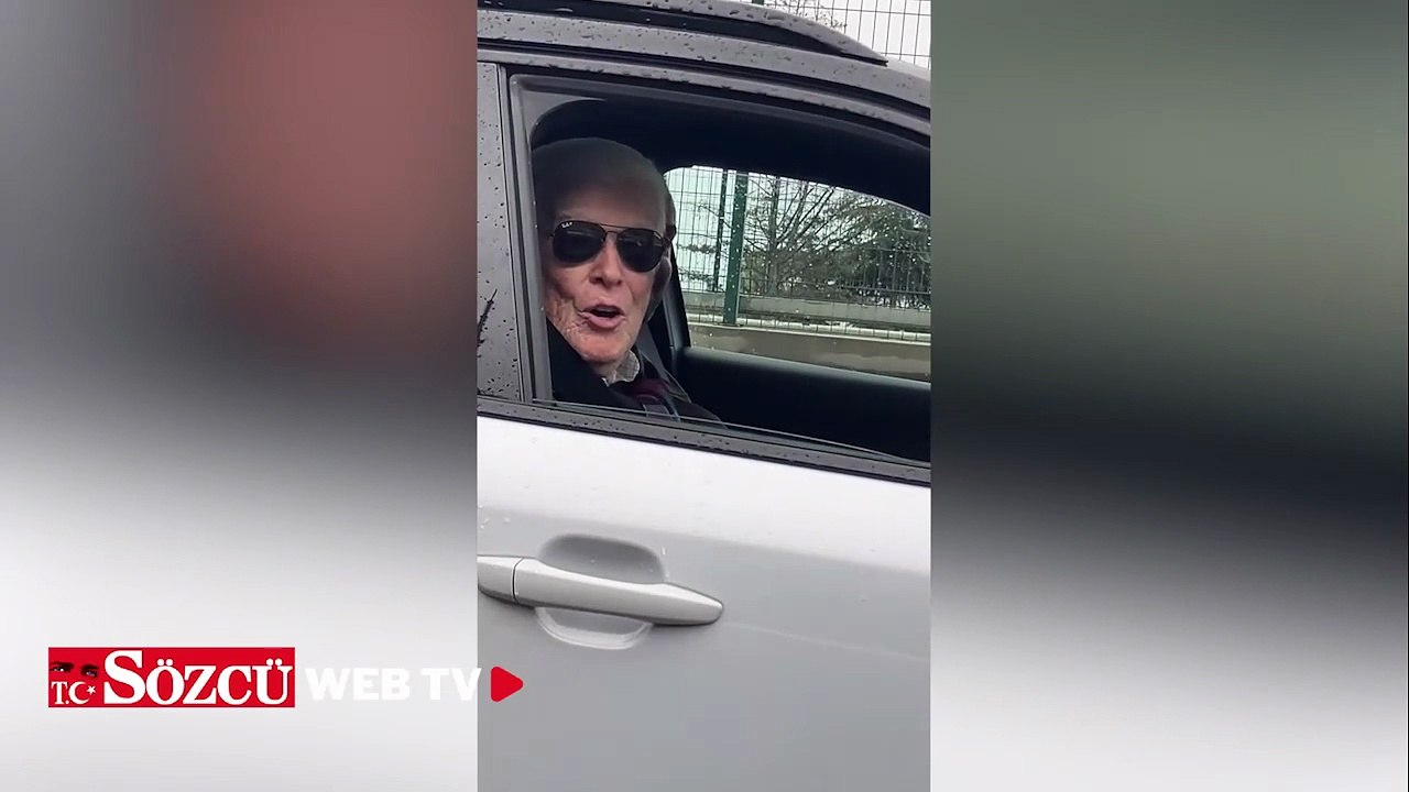 Kemal Sunal'ın eşi Gül Sunal trafikte İzzet Günay'a denk geldi