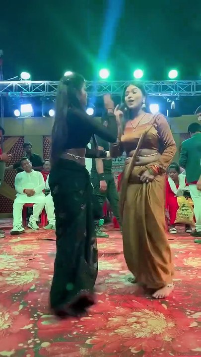 New Priya Suhani& Kajal Raj stage program Bhojpuri viral dance#reel shoot tending video#music#