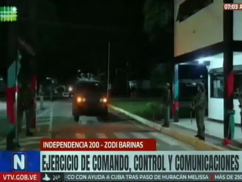 ZODI Barinas realizan ejercicio Independencia 200 y toma de defensa como preparación de la FANB