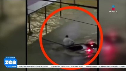 VIDEO: Hombre casi muere ahogado en su camioneta