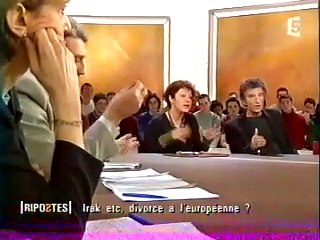 France 5 Arte 10 février 2003 Emission Riposte Irak, divorce à l'Européenne