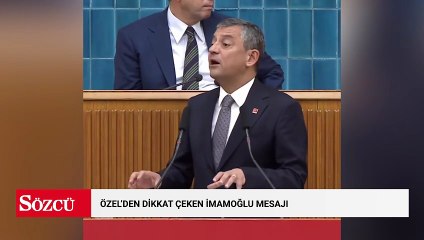 İBB iddianamesinin açıklandığı gün Özel'den dikkat çeken İmamoğlu mesajı