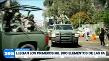 Comienzan a llegar los primeros elementos de la Guardia Nacional a Michoacán