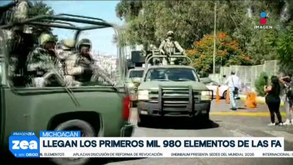 Comienzan a llegar los primeros elementos de la Guardia Nacional a Michoacán
