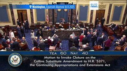 Az amerikai szenátus jóváhagyta a kormányzati leállást megszüntető törvényjavaslatot