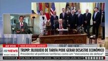 Trump afirma que bloqueio de tarifas pode gerar desastre econômico