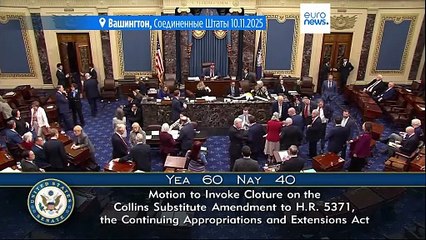 Сенат США одобрил законопроект о прекращении шатдауна и направил его в Палату представителей