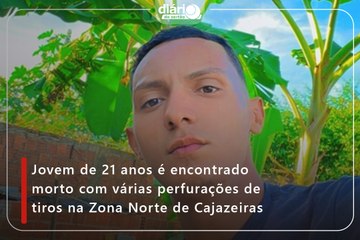 Jovem de 21 anos é encontrado morto com várias perfurações de tiros na Zona Norte de Cajazeiras