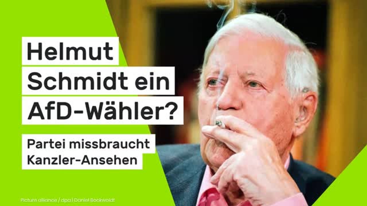 Eklat am 10. Todestag: Helmut Schmidt ein AfD-Wähler? Partei missbraucht Kanzler-Ansehen