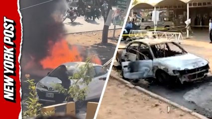 Suicide bomber triggers deadly car blast outside Pakistan court, killing 12