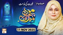 Meri Pehchan - Topic: Gheebat ki Muzammat - 11 November 2025 - ARY Qtv