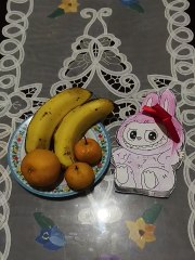 buah fresh  pisang& orange🟠