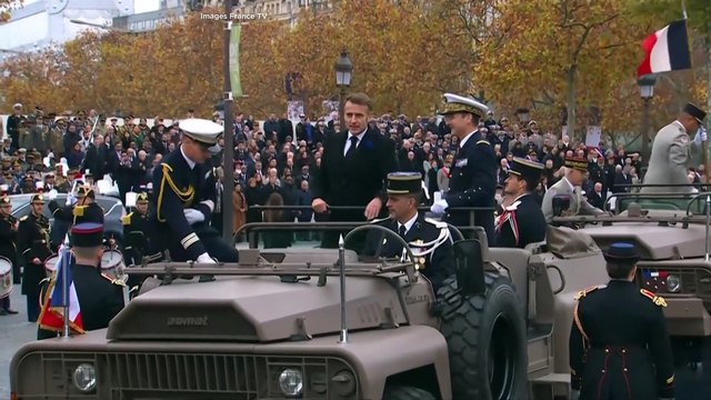 Día del Armisticio: París conmemora el 11 de noviembre, Macron rinde homenaje a los soldados caídos