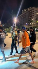 Rapper 50 Cent at the Twiga club in Monaco