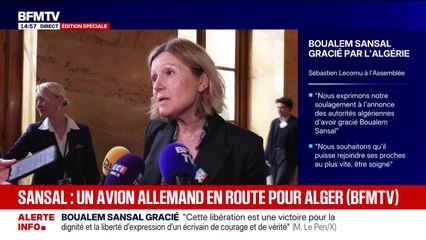 Boualem Sansal: "L'ensemble des parlementaires a manifesté sa joie", réagit Yaël Braun-Pivet