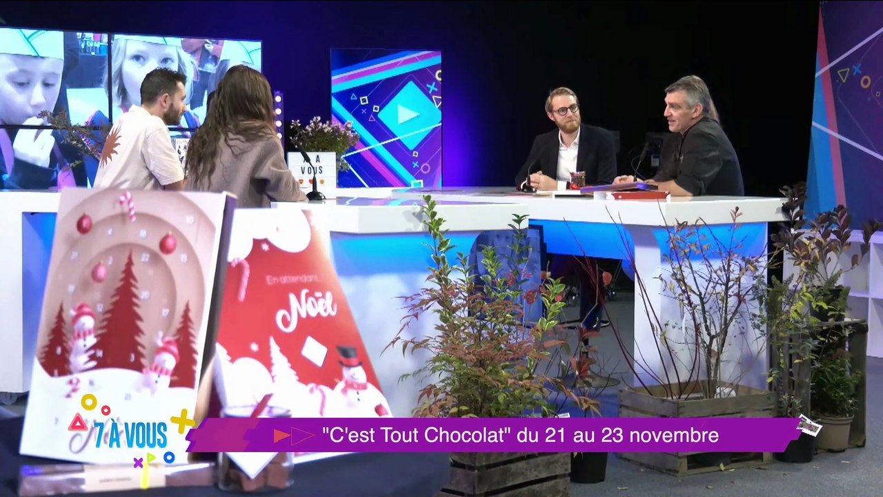 Retrouvez "7 à vous" avec Catherine Garnier et ses chroniqueurs pour les bons plans "sorties" ligériens et des sujets qui parlent de vous ! cette semaine ça sent bon le chocolat grâce au Salon "C'est Tout Chocolat" ! de Saint-Just Saint-Rambert