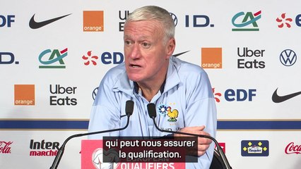 Deschamps : "Faisons en sorte d'atteindre notre objectif dès demain !"