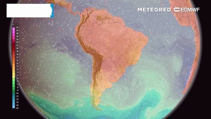 Domingo (16) con rachas de viento de 60 km/h en Chile centro sur