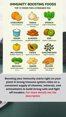 🛡️ 6 Categories of Immunity-Boosting Foods