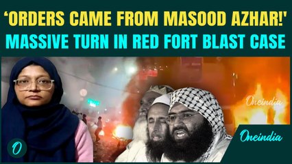Delhi Red Fort Blast BIG TWIST: Dr. Shaheen’s Shocking Confession Points Straight to Masood Azhar!