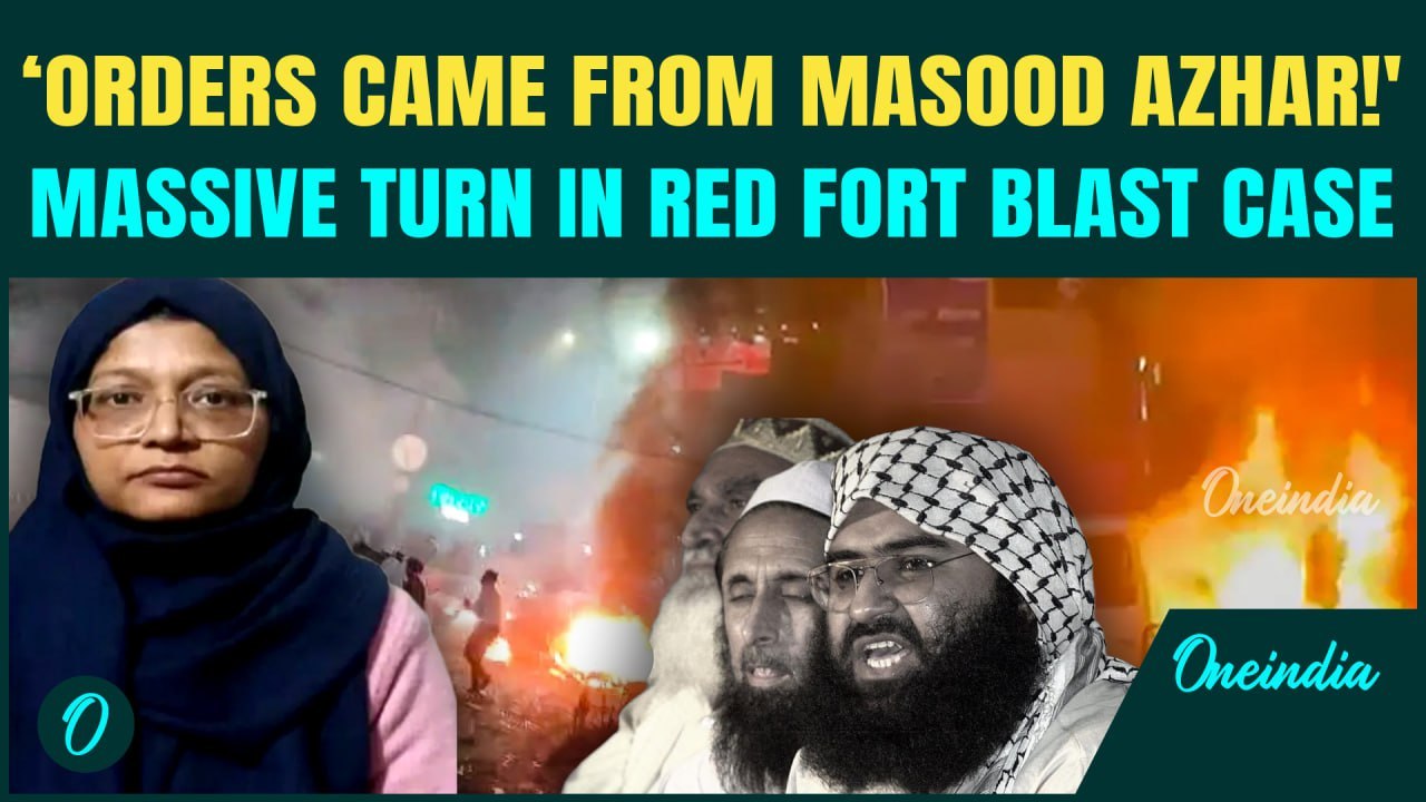 Delhi Red Fort Blast BIG TWIST: Dr. Shaheen’s Shocking Confession Points Straight to Masood Azhar!