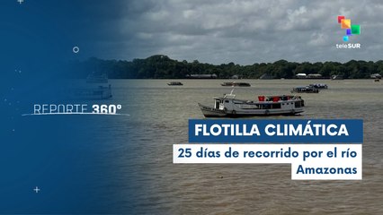 Flotilla climática llega a Belém Do Pará