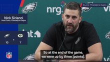 Eagles' Sirianni defends risky late-game decision