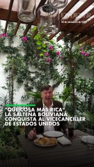 "Qué cosa más rica",  la salteña boliviana conquista al vicecanciller de EE.UU.