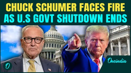 Trump BLASTS Chuck Schumer | REBELLION against Senate Leader as 8 Democrats Vote to END U.S Shutdown
