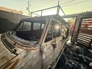 VIDEO | Mujer embarazada resulta lesionada durante incendio en Monterrey