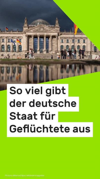 No Glomex Kosten der Migration: So viel gibt der deutsche Staat für Geflüchtete aus