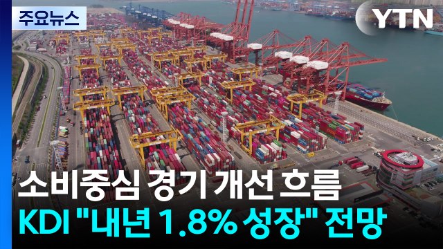 소비중심 경기 개선 흐름...KDI 내년 1.8% 성장 전망 / YTN