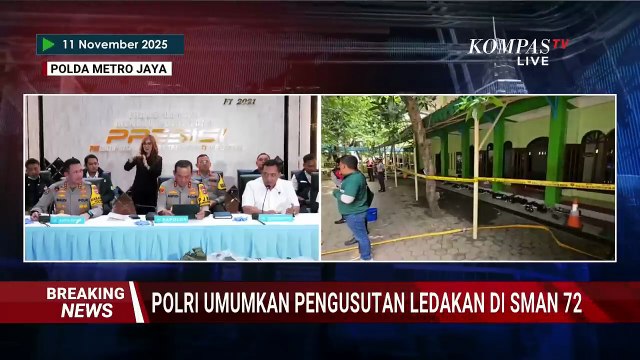 Terbongkar! Petunjuk Soal Motif dan Dorongan Terduga Pelaku Ledakan SMAN 72 Jakarta
