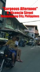 Gorgeous Afternoon on R. Vicencio Street in Mandaluyong City, Philippines