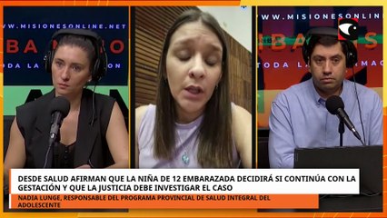 Desde Salud afirman que la niña de 12 embarazada decidirá si continúa con la gestación