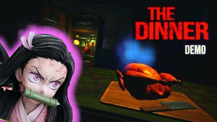 Worst FREE Game I've Ever Played? 🍗 THE DINNER Demo 🍗 STEAM & ITCH.IO Psychological Indie Horror PC