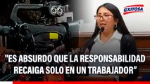 Ruth Luque sobre uso de cámara del Congreso en mitin de FP: 