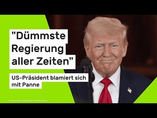 Donald Trump: "Dümmste Regierung aller Zeiten" - US-Präsident blamiert sich mit Limousinen-Panne