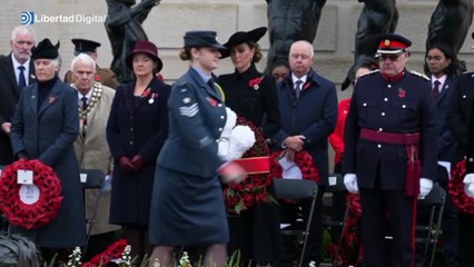 Kate Middleton preside la ceremonia del Día del Armisticio en Londres