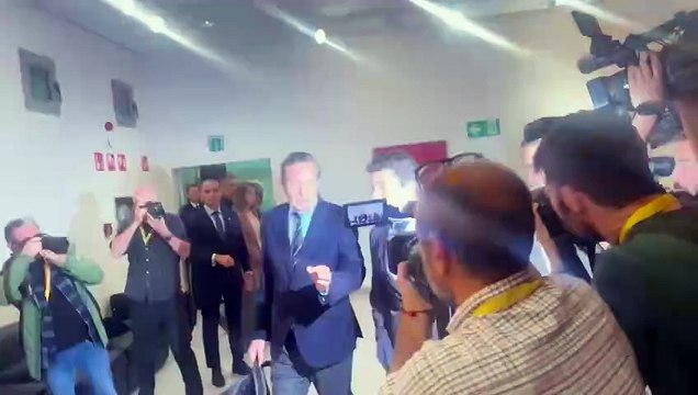 Mazón llega a Les Corts para comparecer en la comisión de la dana