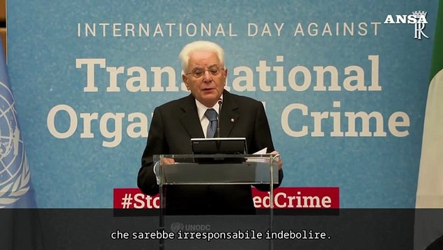 Mattarella: Inaccettabili le allusioni all'impiego di armi nucleari