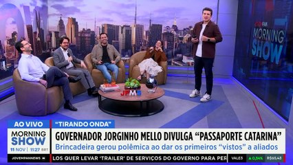 PASSAPORTE CATARINA: Jorginho Mello gera POLÊMICA sobre migração