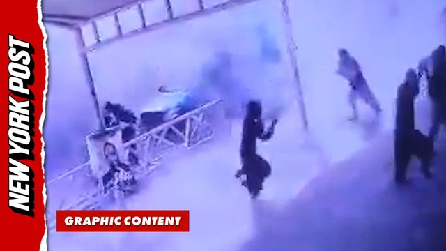 Watch the moment suicide bomber triggers deadly car bombing